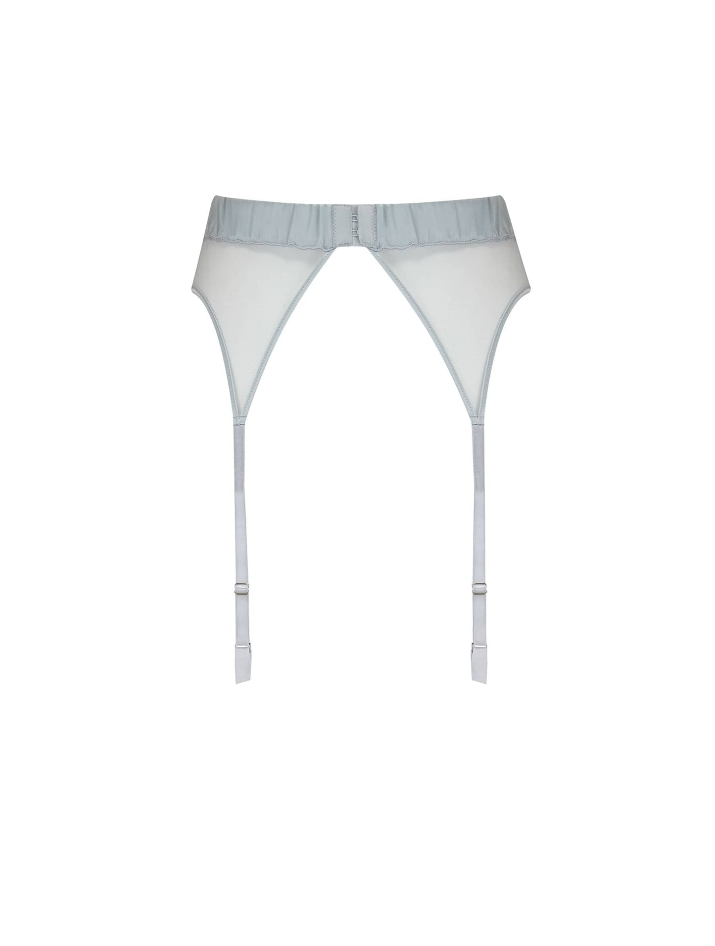 Back of sheer suspender belt from the Sigrid collection.