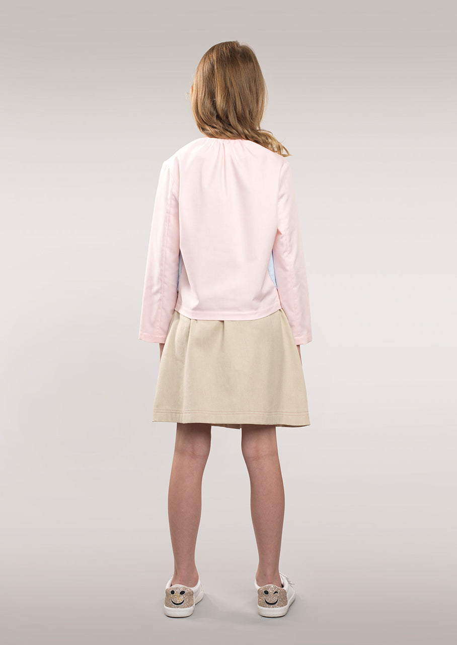 Owa Yurika Adele Girls Spring Summer Pink Shirt