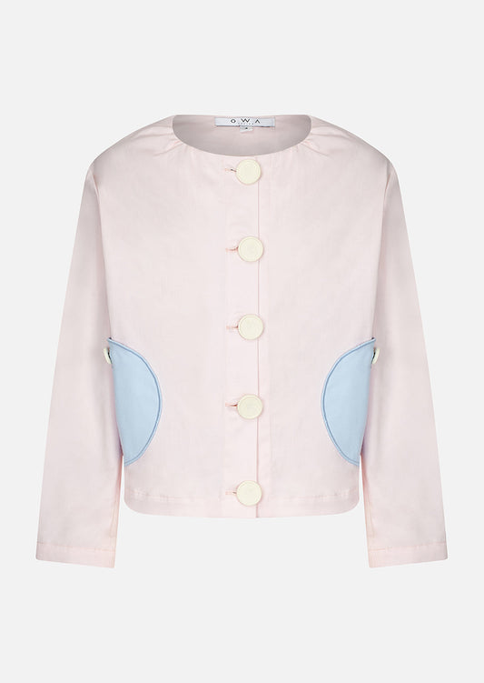 Owa Yurika Adele Girls Spring Summer Pink Shirt