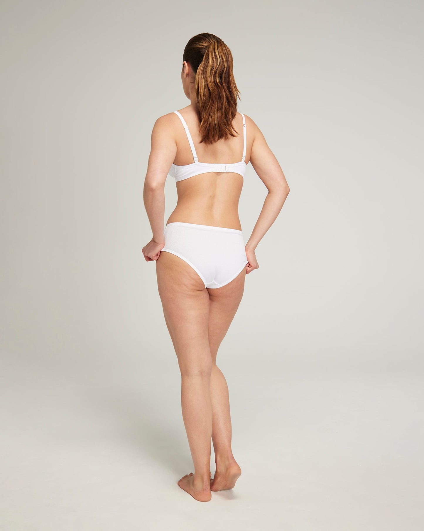 The Organic Cotton Midi Brief 3 Pack - Cotton White