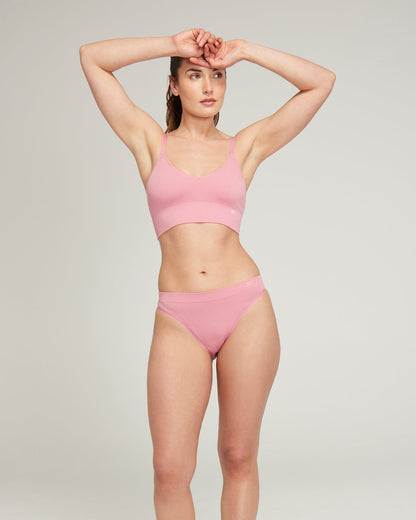 The TENCEL™ Seamless Bralette - Rose Pink