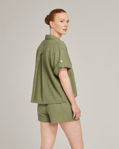 The Short Sleeve Shirt - Rosemary