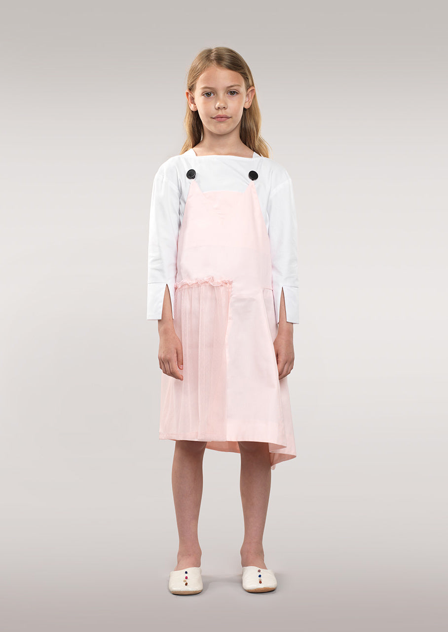 Owa Yurika Margot Girls Spring Summer Dress Pink