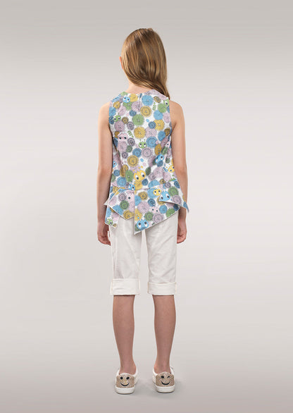 Owa Yurika Mini Girls Spring Summer Sleeveless Top