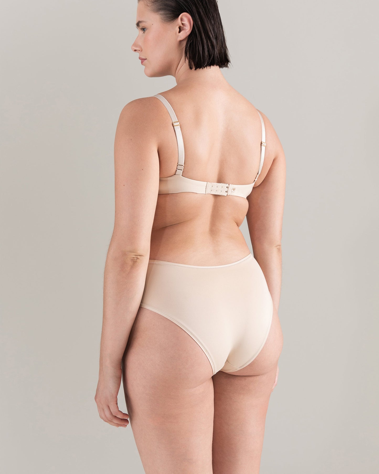 The Mid Rise Bikini Brief - Bare 01