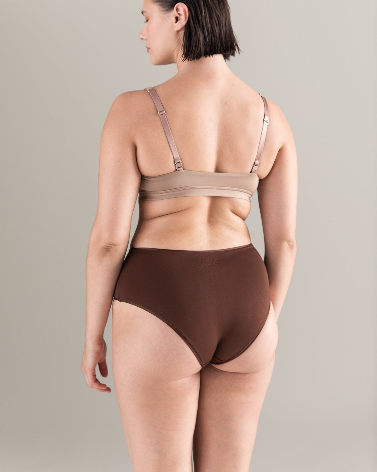The Mid Rise Bikini Brief - Bare 07