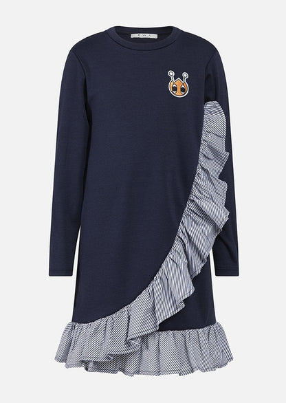 Owa Yurika Katya Girls Dress Navy