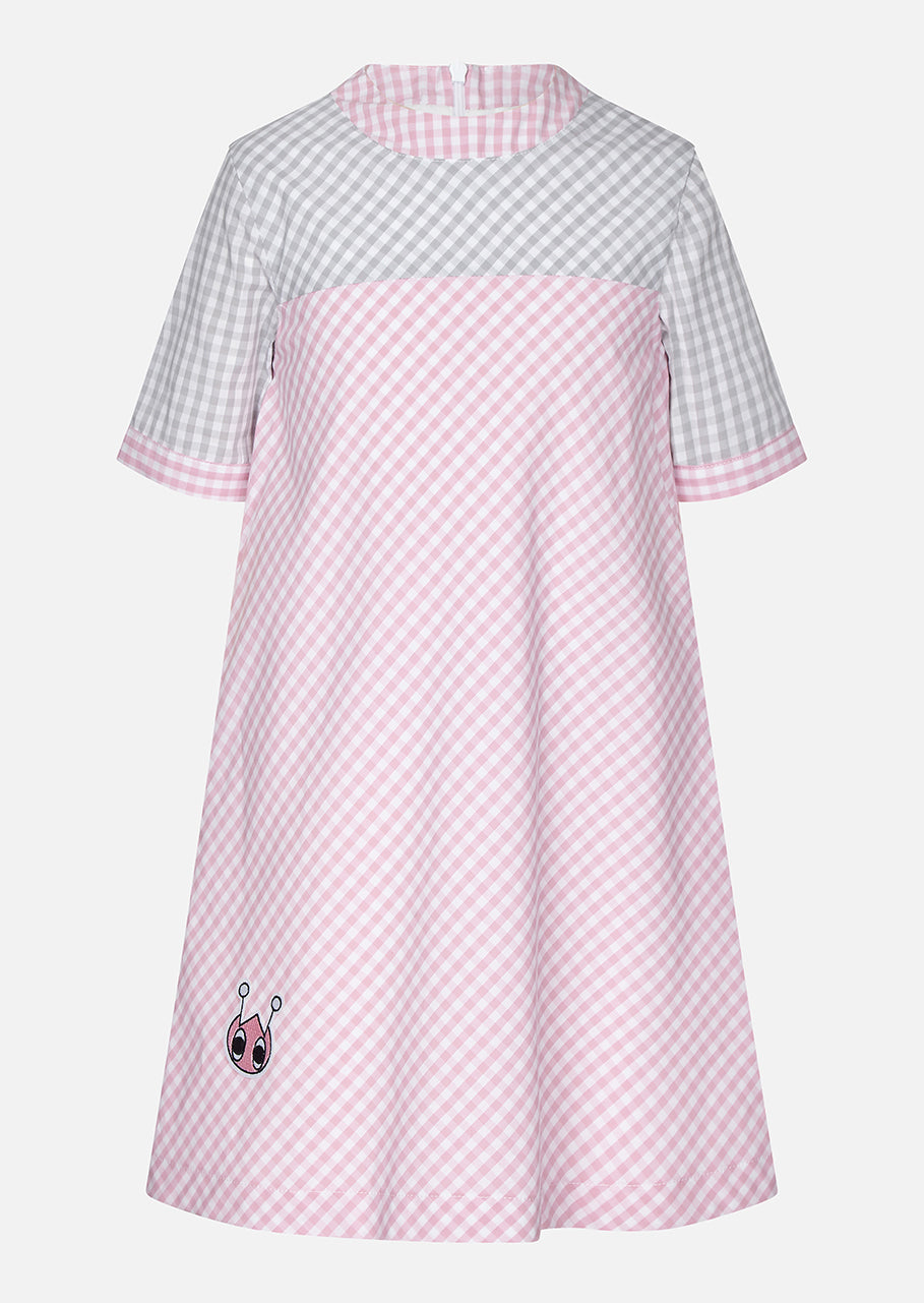 Owa Yurika Saida Girls Spring Summer Dress Pink