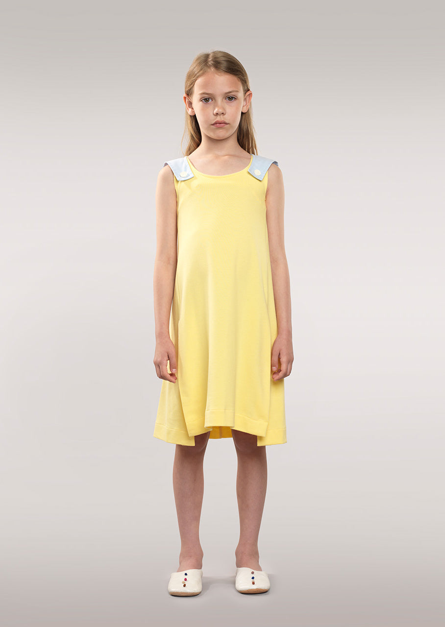 Owa Yurika Omaira Girls Spring Summer Yellow Dress