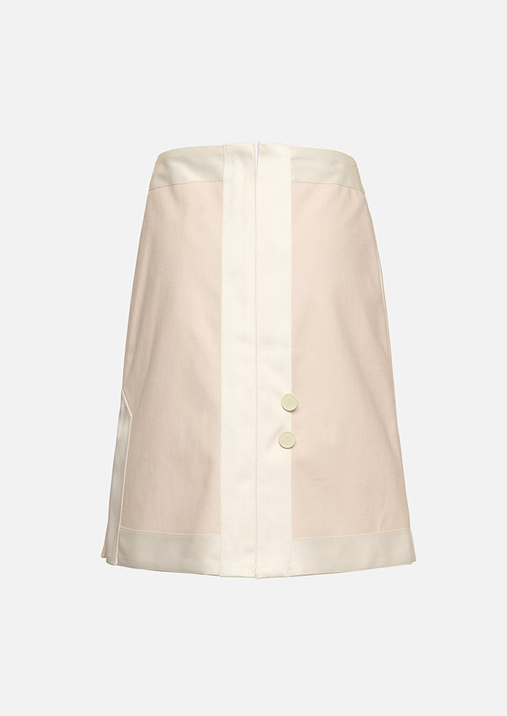 Owa Yurika Girls Denim Skirt Pink