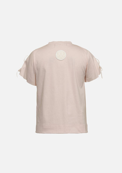 Owa Yurika Girls Children Yousra Cotton T-shirt Pink