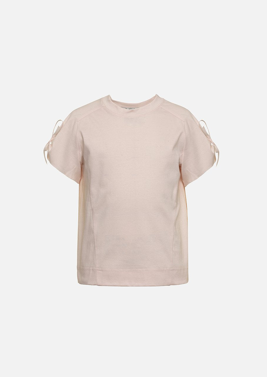 Owa Yurika Girls Children Yousra Cotton T-shirt Pink