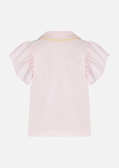 Owa Yurika Erika Girls Spring Summer T-shirt Pink