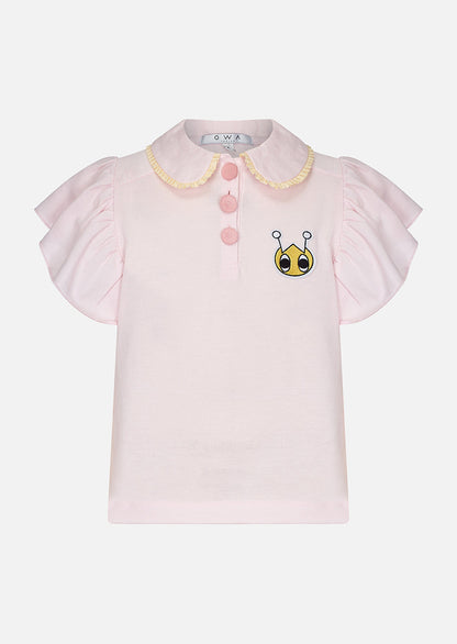 Owa Yurika Erika Girls Spring Summer T-shirt Pink