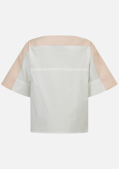 Owa Yurika Riko Cotton Blend White Top
