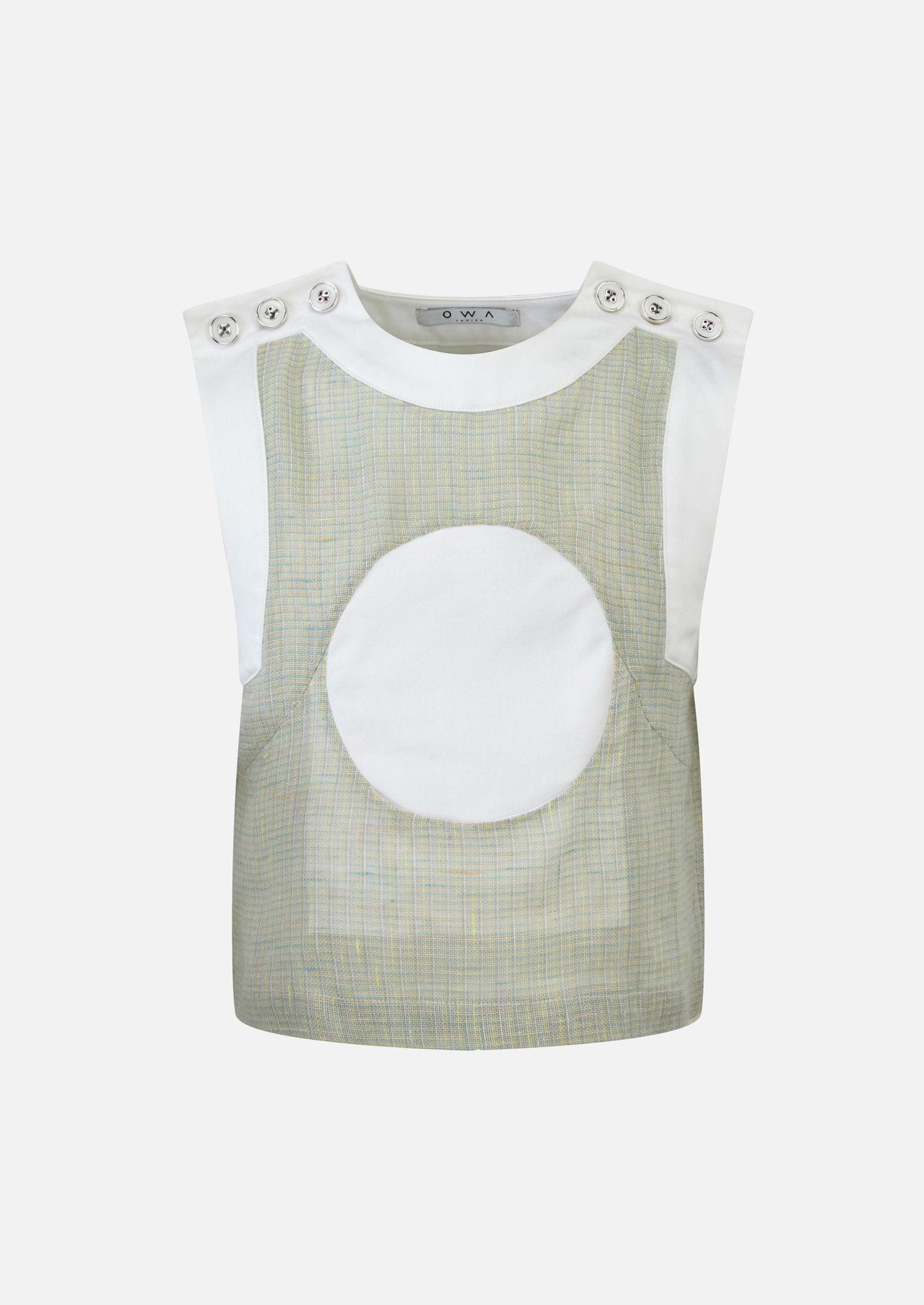 Owa Yurika Mako Girls Unisex Stripe Multi Top Cotton Linen