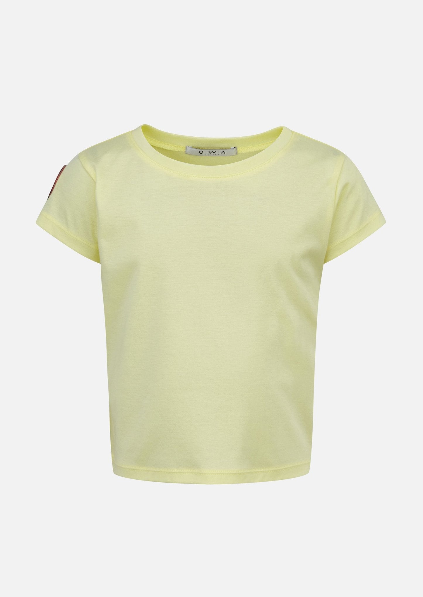 Owa Yurika Katone Cotton Yellow T-shirt