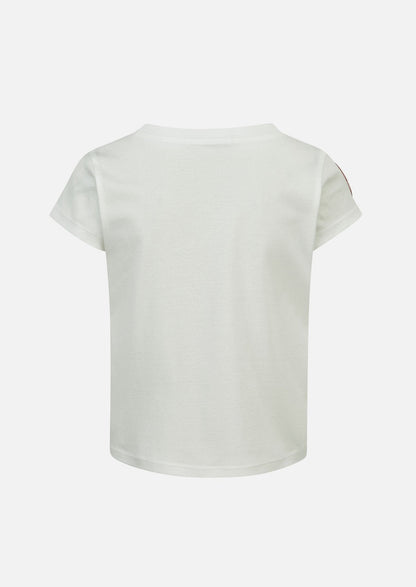 Owa Yurika Katone Cotton White T-shirt