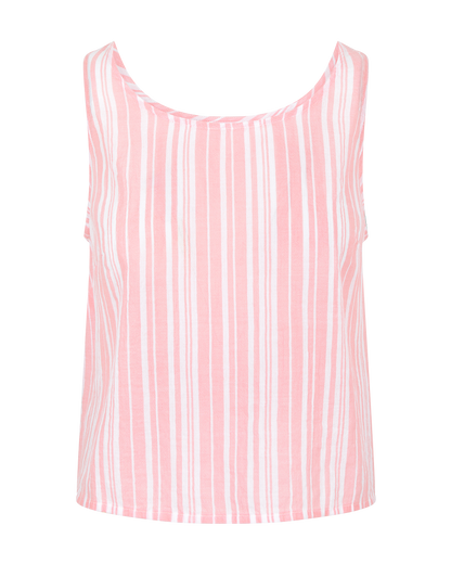 The Tank - Fondant Pink Stripe