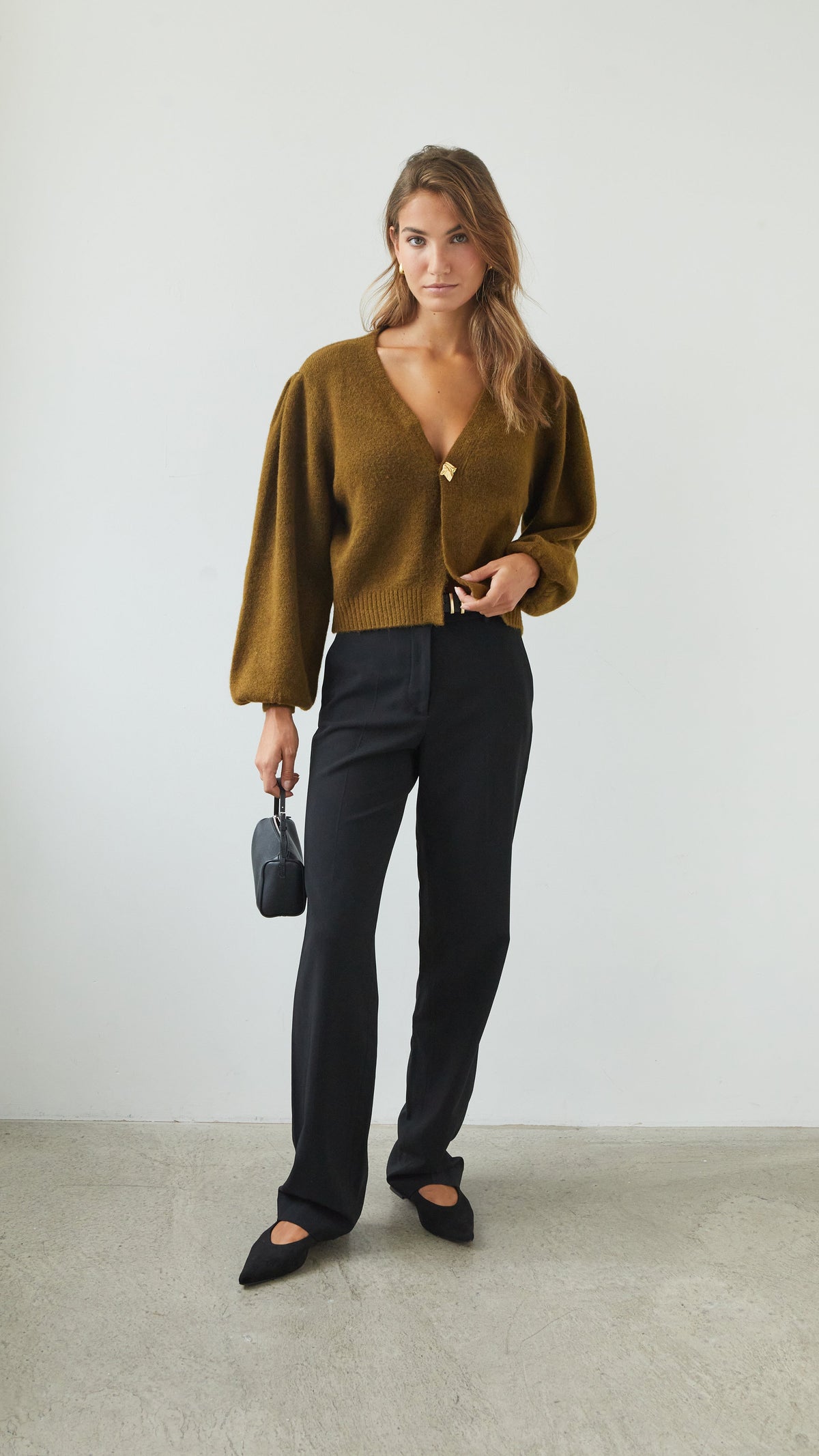 Hollie Cardigan - Khaki