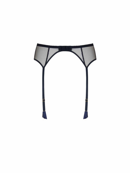 Back of sheer tulle Suspender Belt from Fleur of England's Fridar collection.