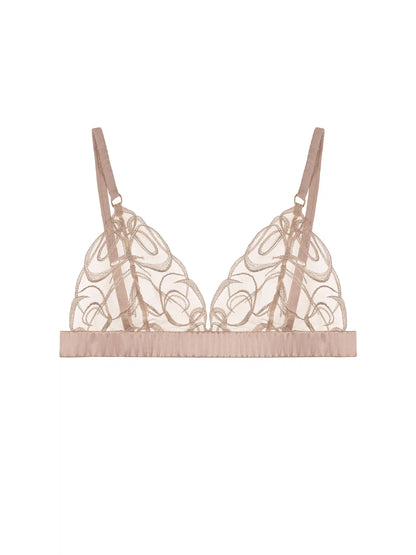 Fleur of England Mia Embroidered Boudoir Bra