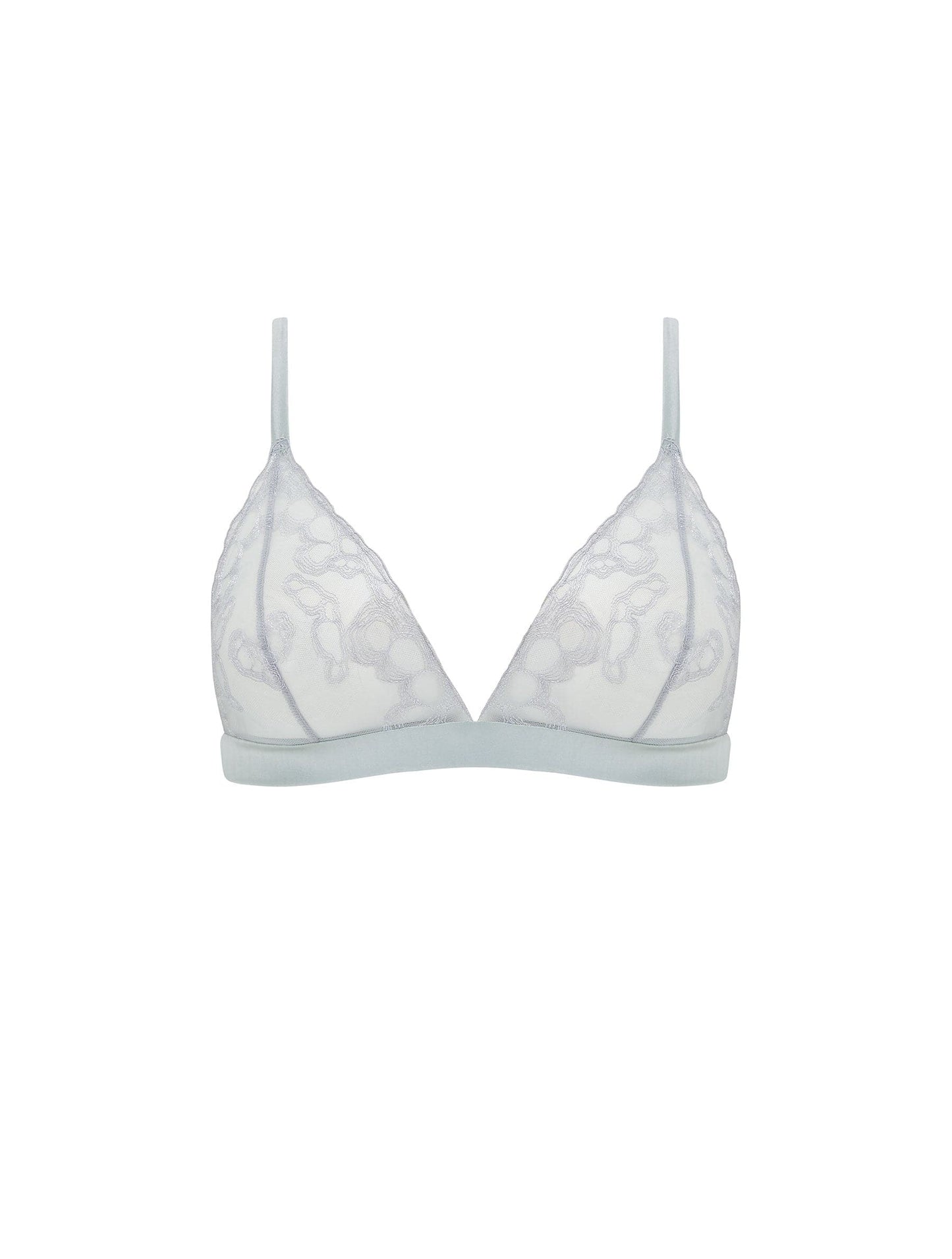 Front of Fleur of England boudoir bra from the Sigrid collection.