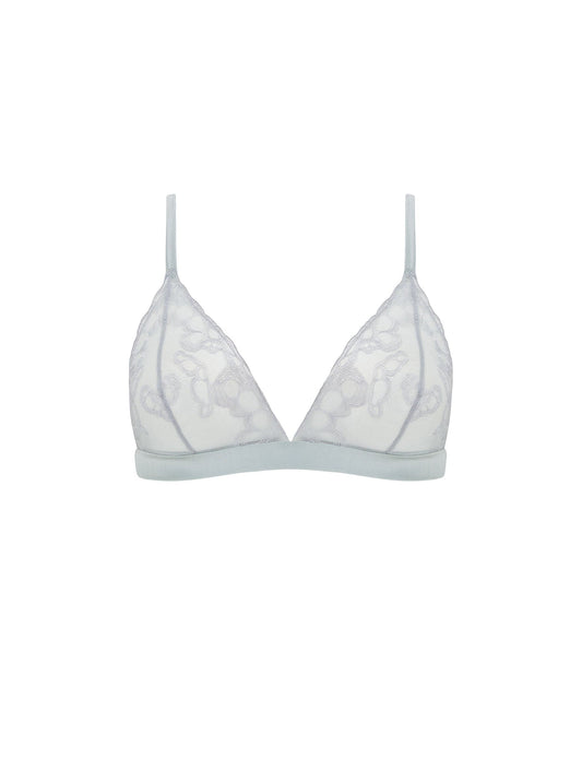 Front of Fleur of England boudoir bra from the Sigrid collection.