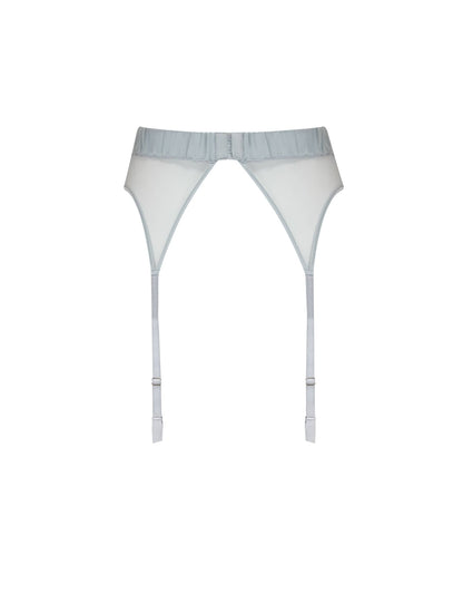 Back of sheer suspender belt from the Sigrid collection.
