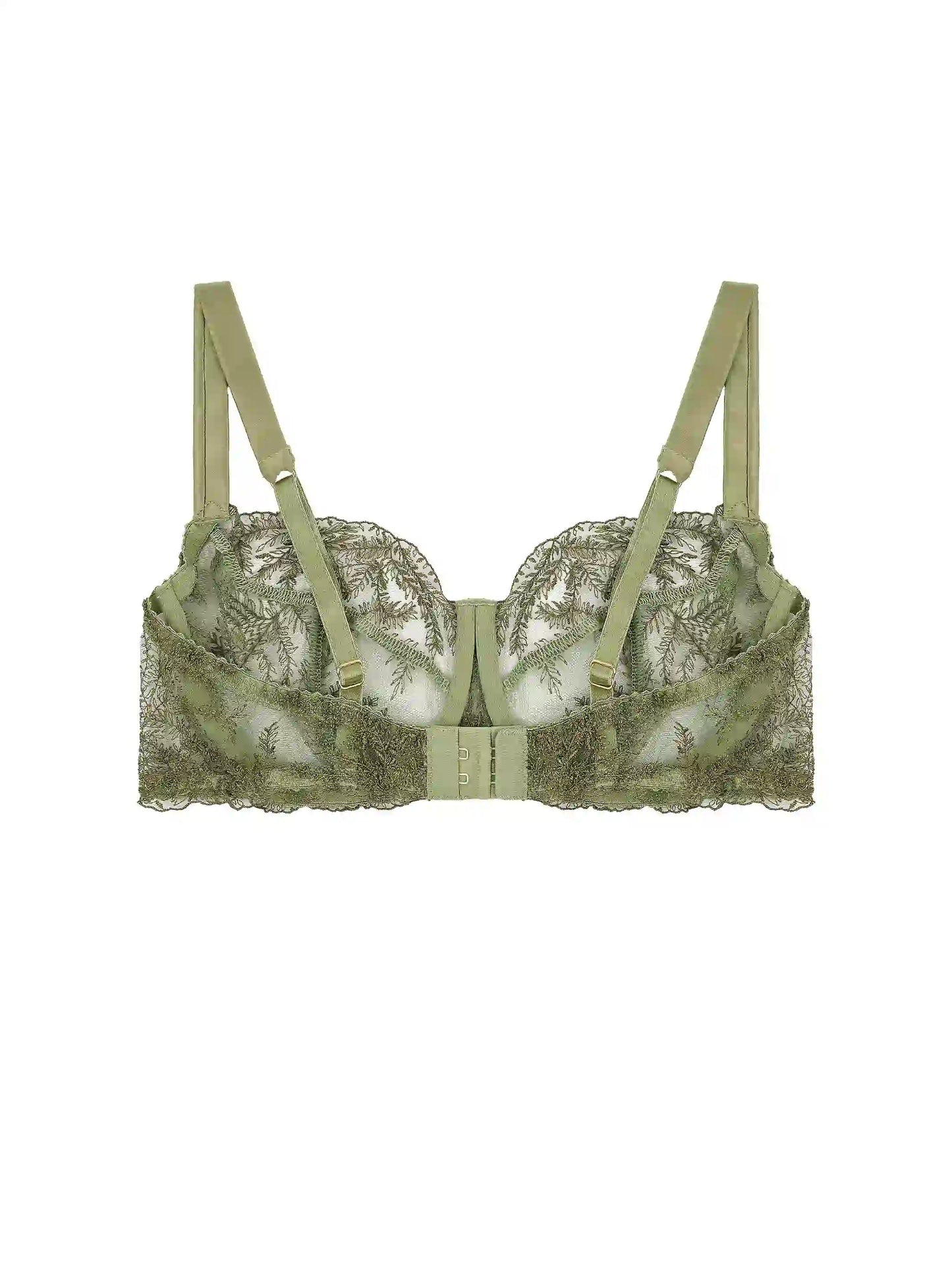 FleurOfEngland Arianna Green Balcony Bra