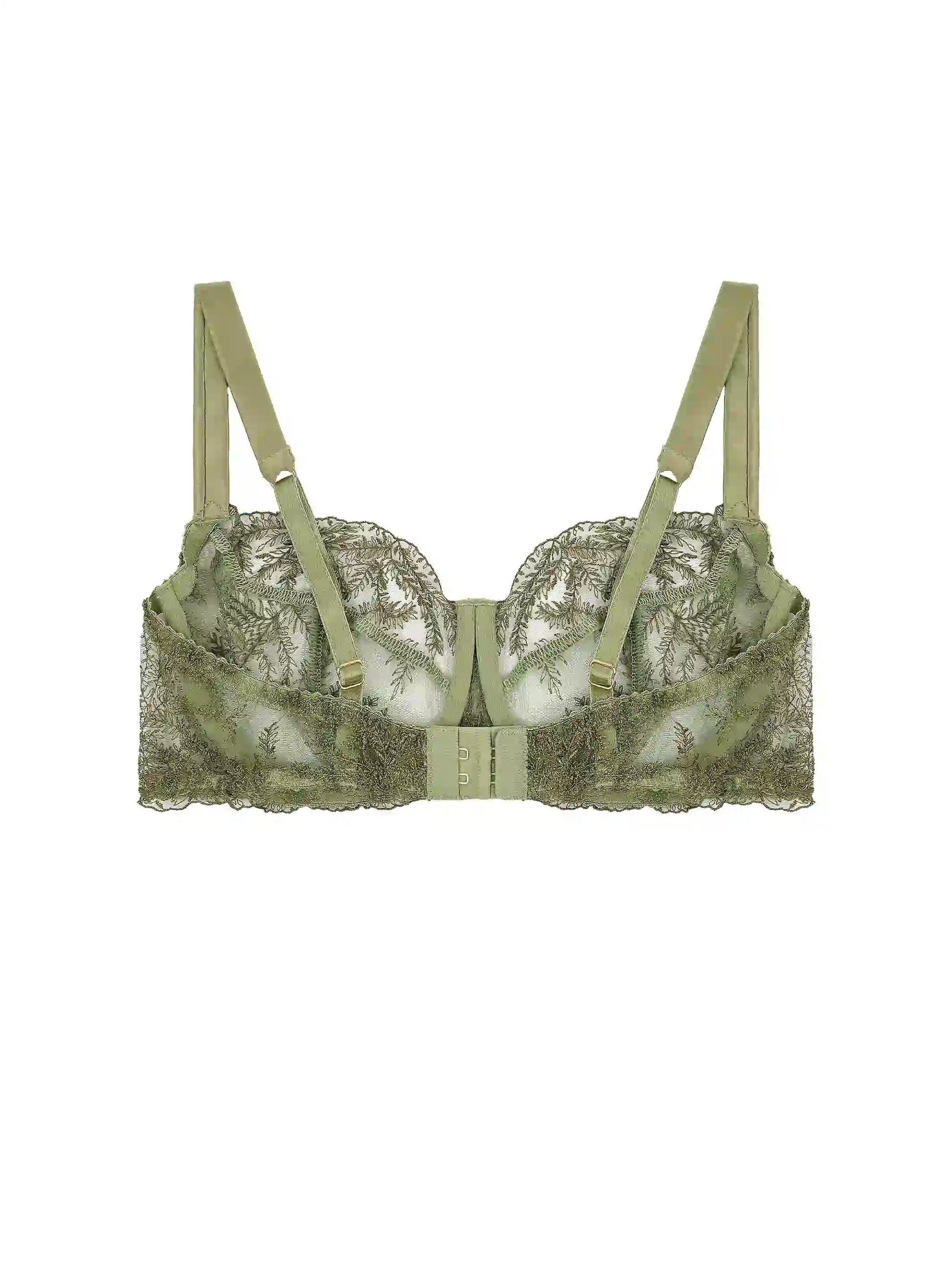 FleurOfEngland Arianna Green Balcony Bra