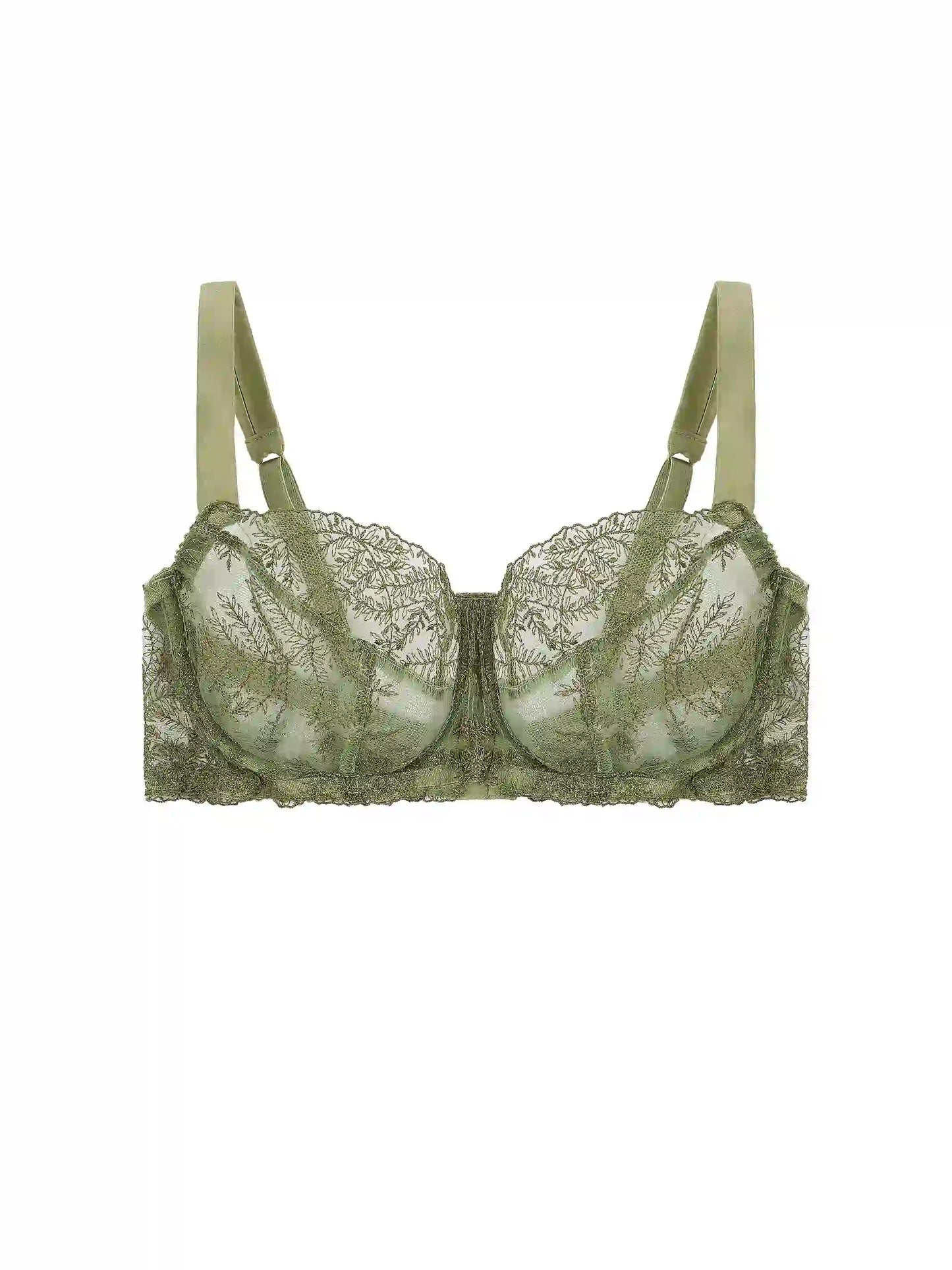 FleurOfEngland Arianna Green Balcony Bra