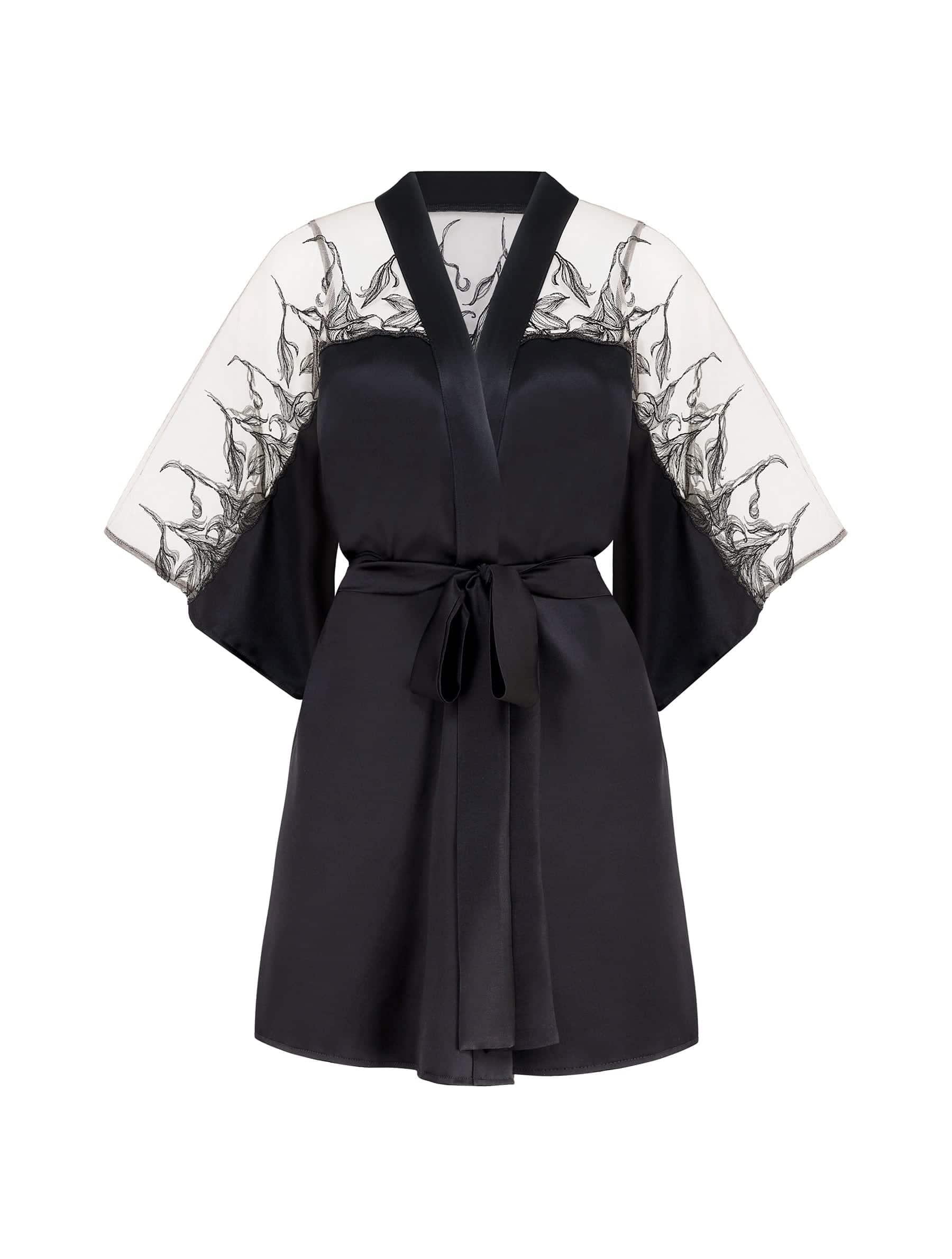 Fleur of England Luxury Lingerie Audrey Silk Robe