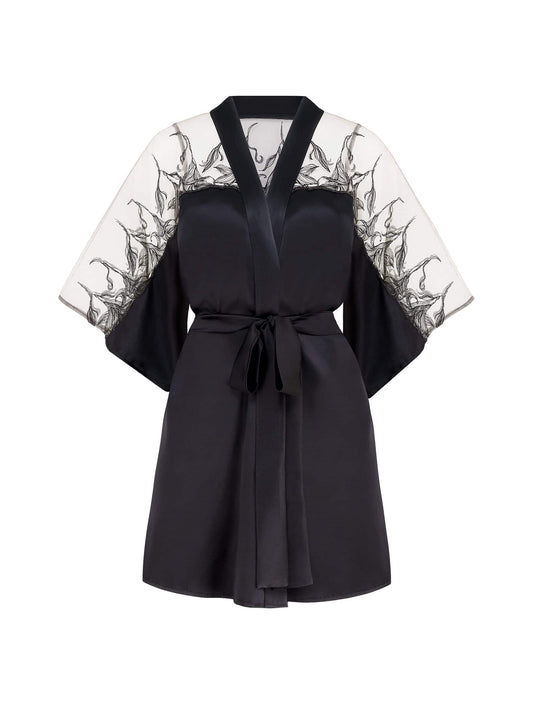 Fleur of England Luxury Lingerie Audrey Silk Robe