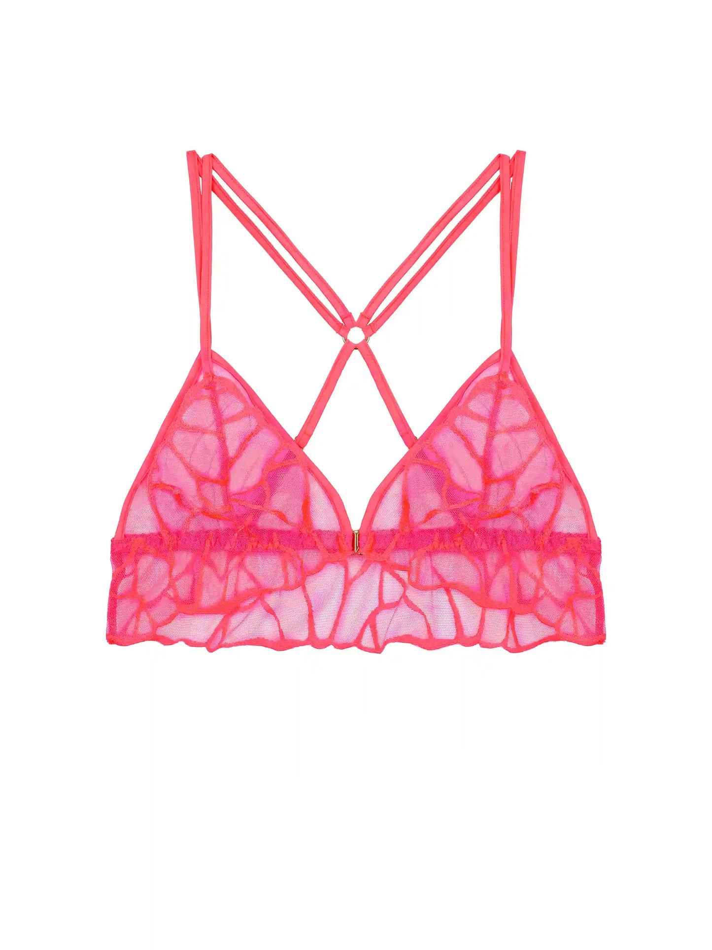 FleurOfEngland Cleo Embroidered Boudoir Bra