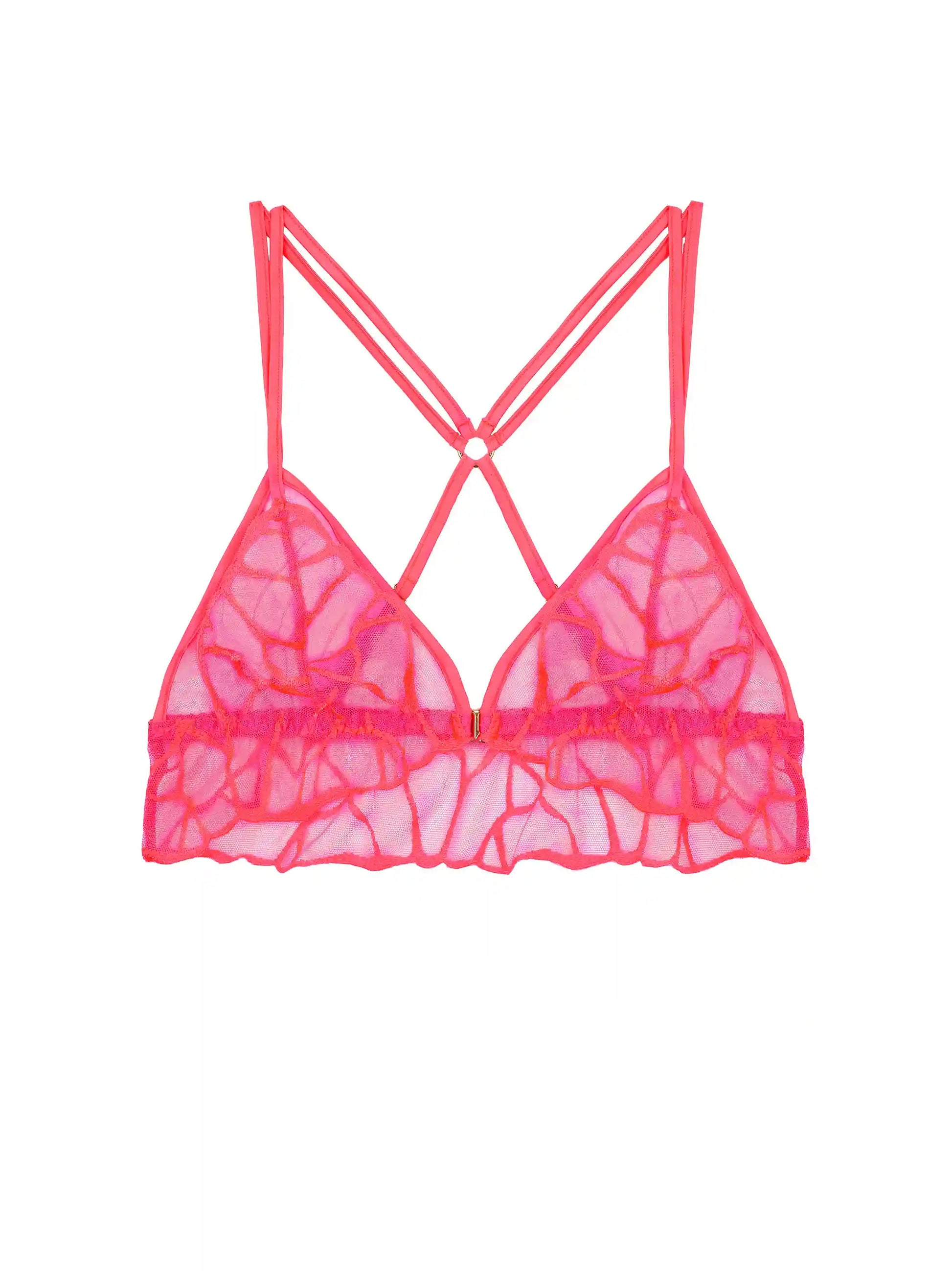 FleurOfEngland Cleo Embroidered Boudoir Bra
