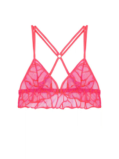 FleurOfEngland Cleo Embroidered Boudoir Bra