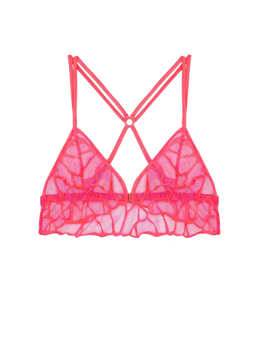 FleurOfEngland Cleo Embroidered Boudoir Bra