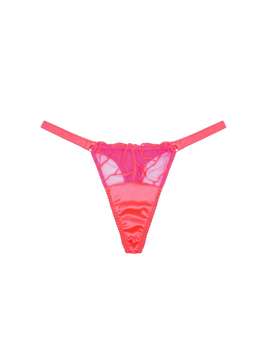 FleurOfEngland Cleo Silk Strap Thong