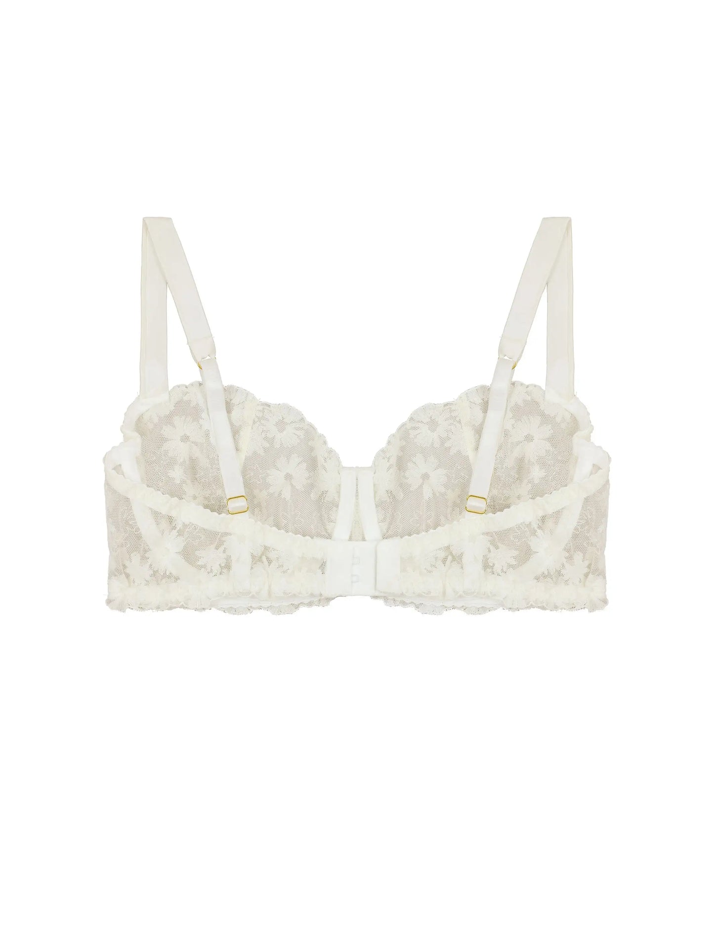 FleurOfEngland Daisy Ivory Balcony Bra