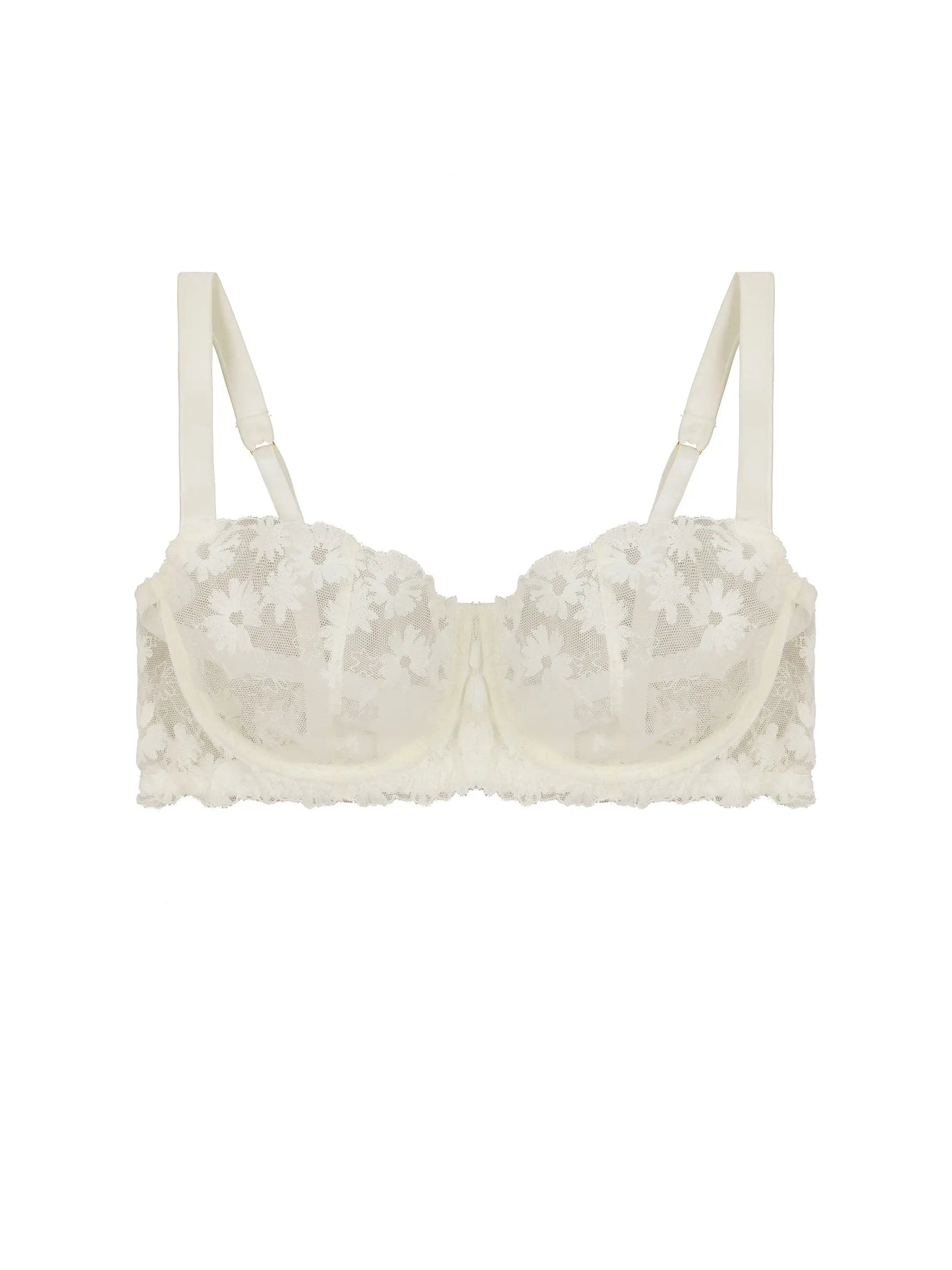 FleurOfEngland Daisy Ivory Balcony Bra