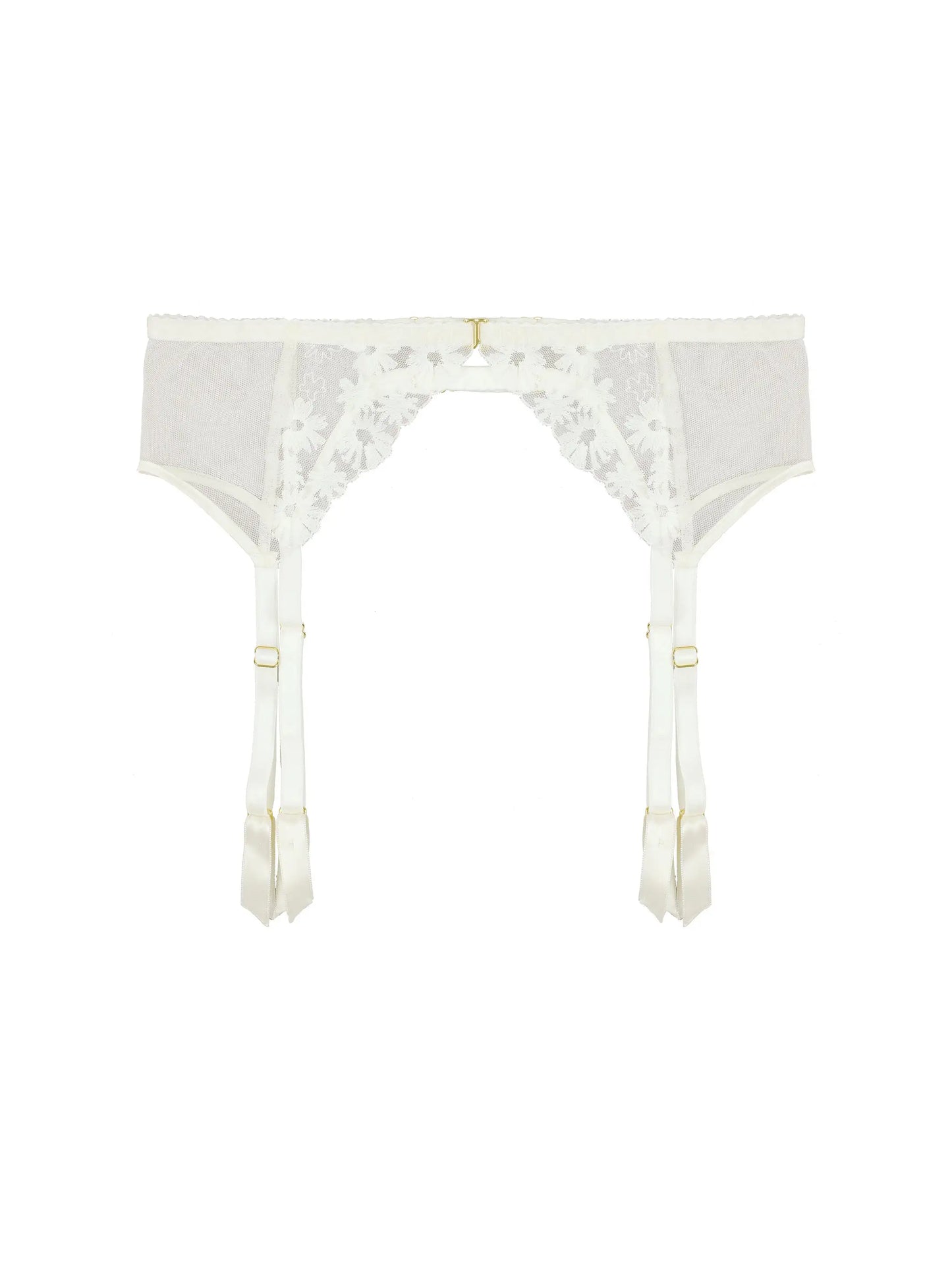 FleurOfEngland Daisy Ivory Suspender Belt