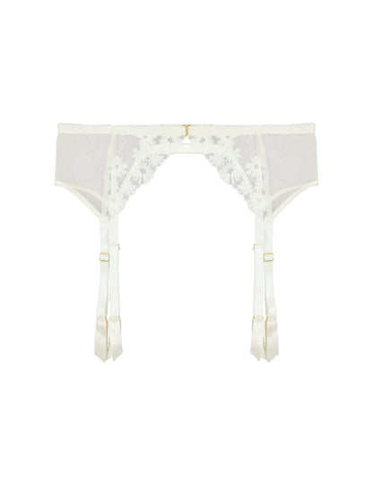 FleurOfEngland Daisy Ivory Suspender Belt