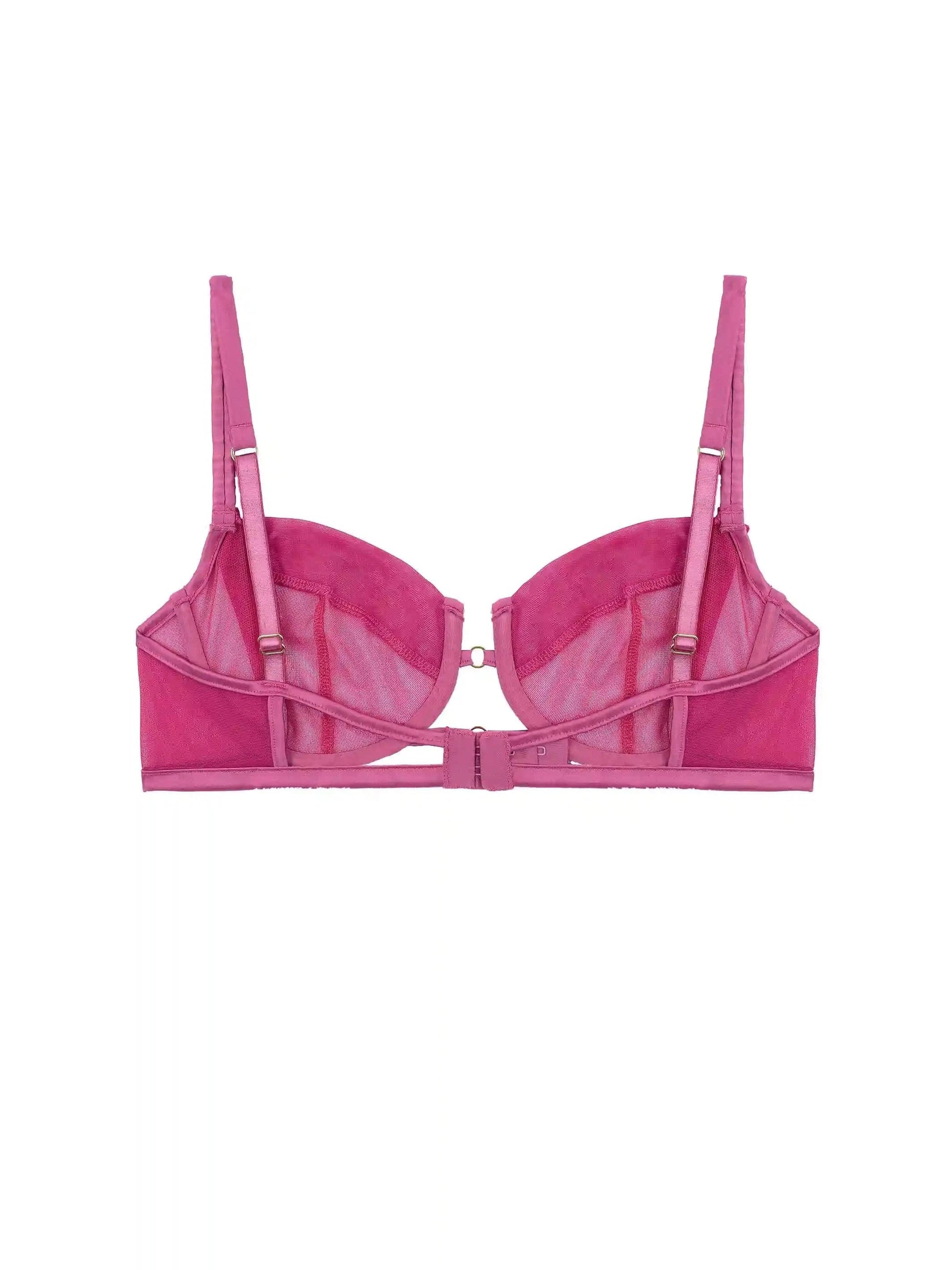 FleurOfEngland Lola Pink Demi Bra