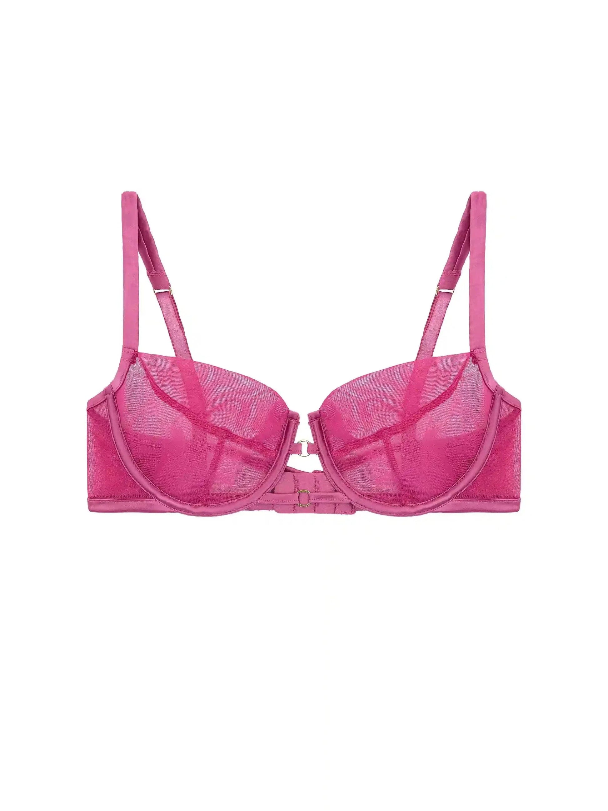 FleurOfEngland Lola Pink Demi Bra