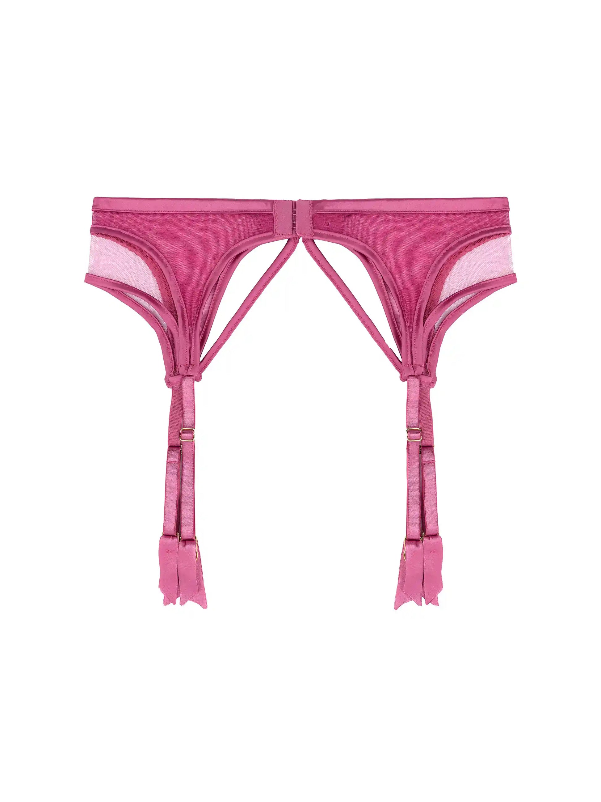 FleurOfEngland Lola Pink Suspender Belt
