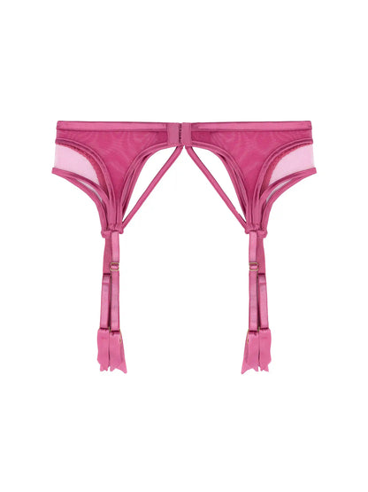 FleurOfEngland Lola Pink Suspender Belt
