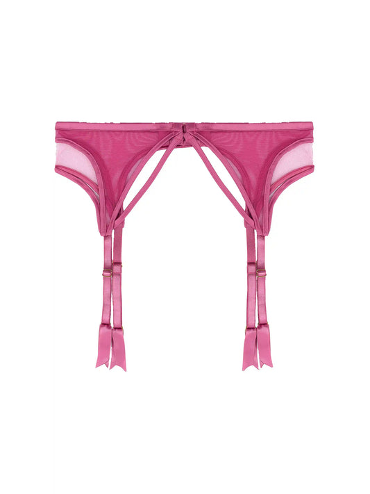 FleurOfEngland Lola Pink Suspender Belt