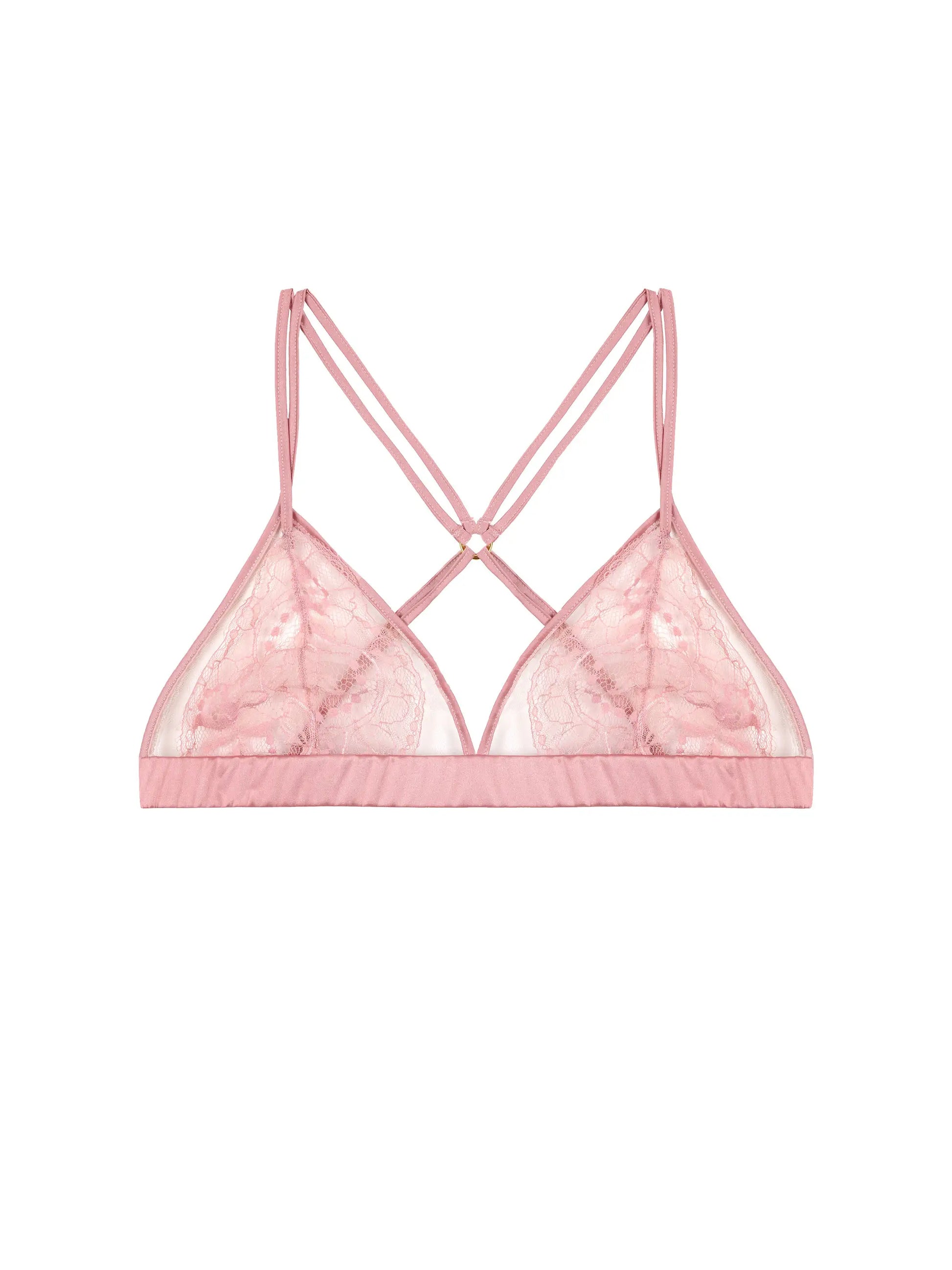 FleurOfEngland Lyla Pink Boudoir Bra