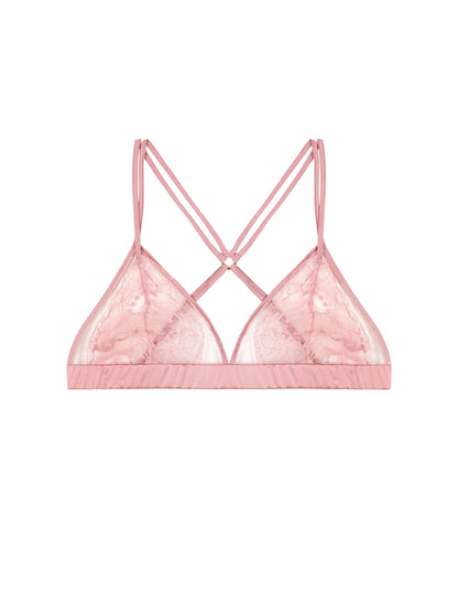 FleurOfEngland Lyla Pink Boudoir Bra